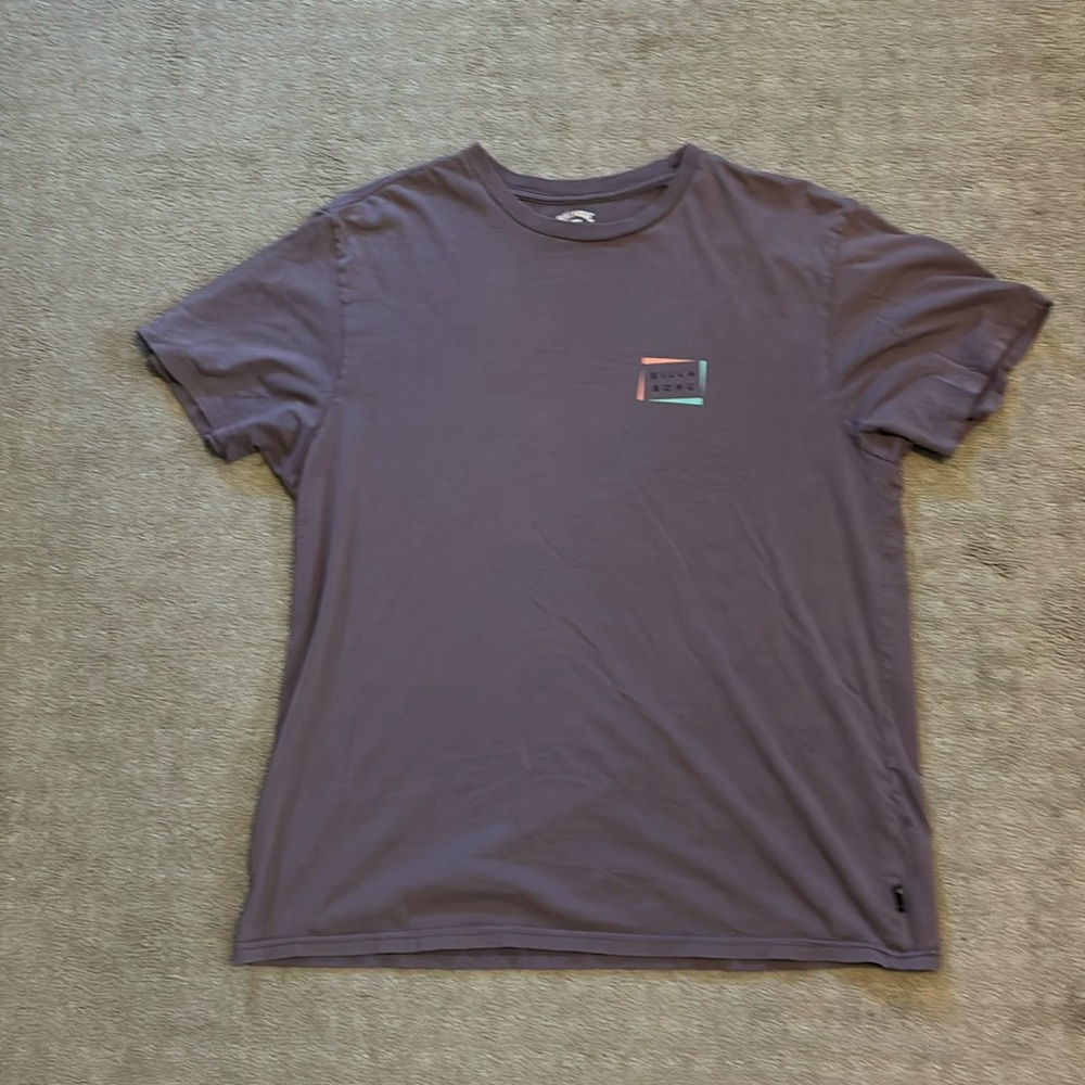 Purple Billabong graphic tee size L